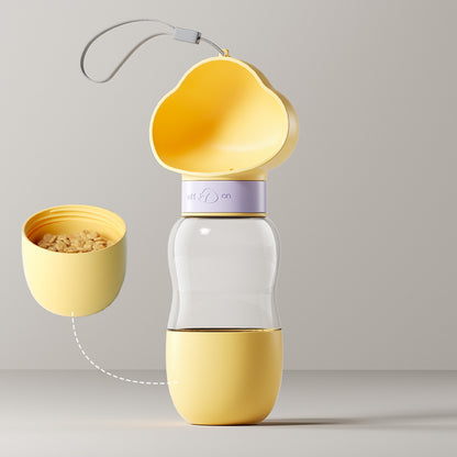 Portable water cup for pets