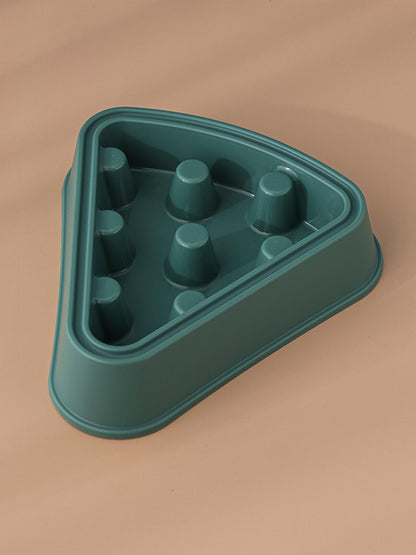 Pizza-shaped bowl for pets