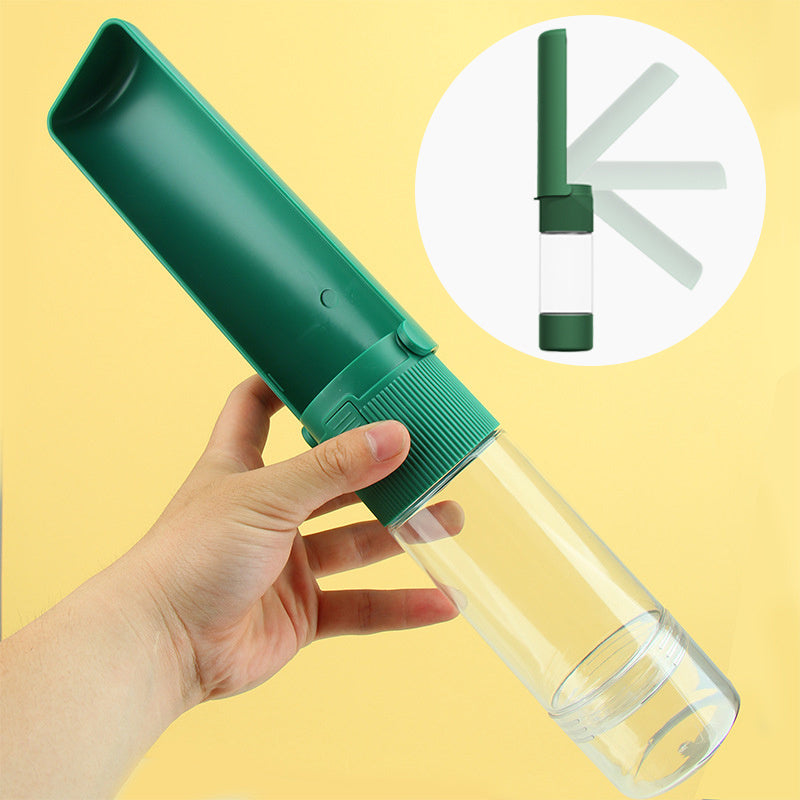 Portable water bottle for pets