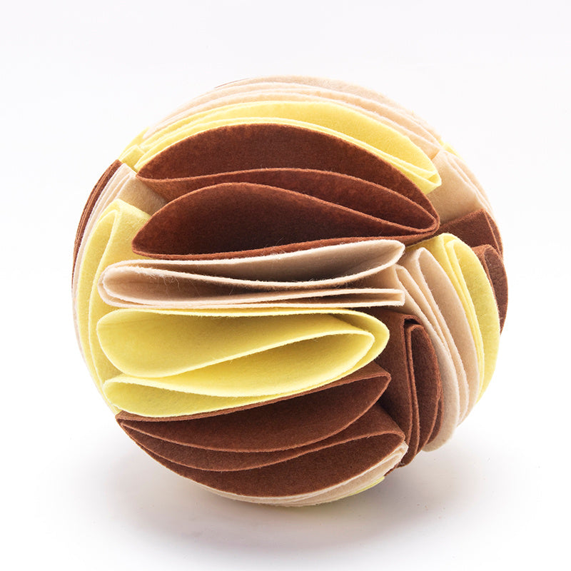 Foldable Dog Snuffle Ball | Pet IQ Training & Feeding Toy