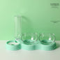 Multi-purpose bowl integrates eating and drinking for pets