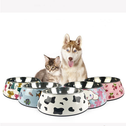 Stainless steel pet bowl