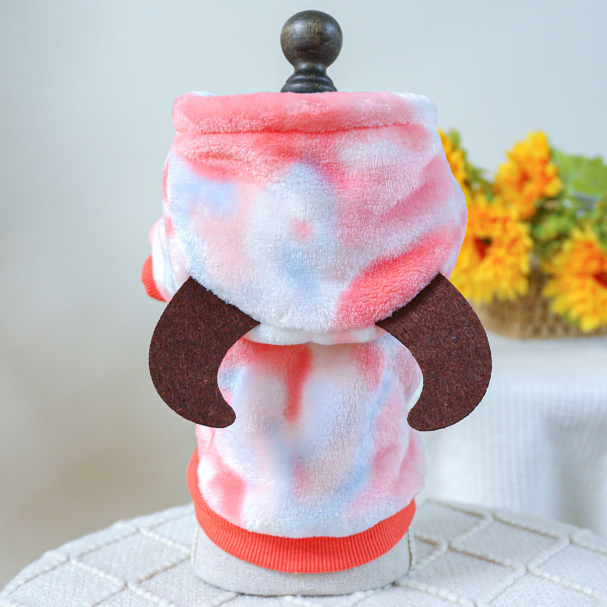 Flower Unicorn Fleece-Lined Pet Costume for Dogs & Cats