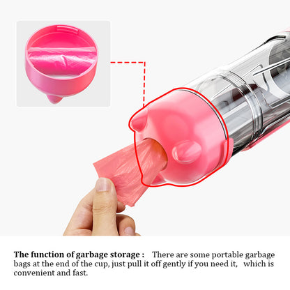 Pet Multi-functional Water Bottle 3 in 1