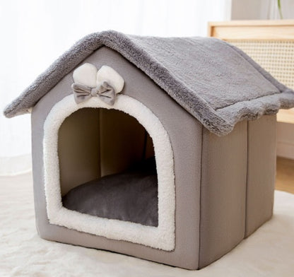 Warm Foldable Dog House - Winter Pet Bed & Cat Sofa