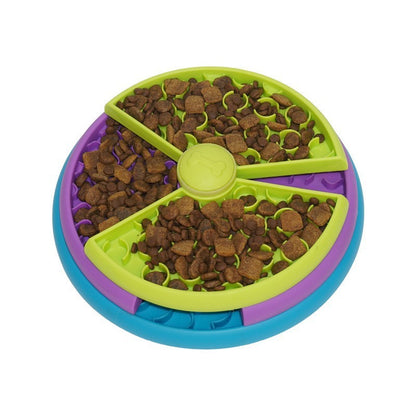 Healthy Pet Feeder Bowl | Anti-Choking & Rotating Puzzle Game