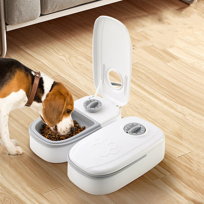 Smart Automatic Pet Feeder with Timer & Stainless Bowl